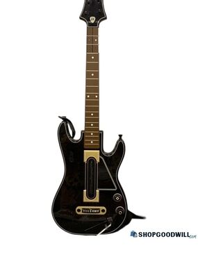 Guitar Hero Sunburst Wireless Controller - Black With Game